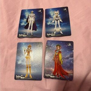 Sailor Moon Japanese card lot 4 cards